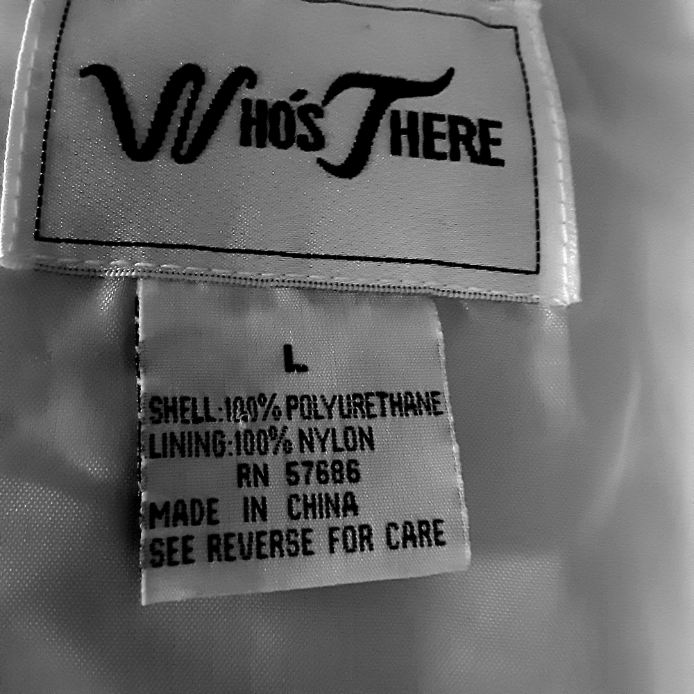 Who's There Python Print Moto Military Jacket Size Large NWOT - Picture 10 of 15